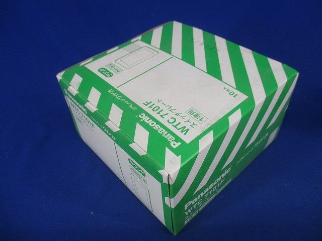 コス モシリーズワイド21 スイッチプレートラウンド1連用 ベージュ 10個入 WTC7101F-10