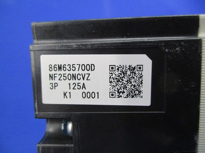 ノーヒューズブレーカ3P125A(アラームスイッチ付) NF250-NCVZ