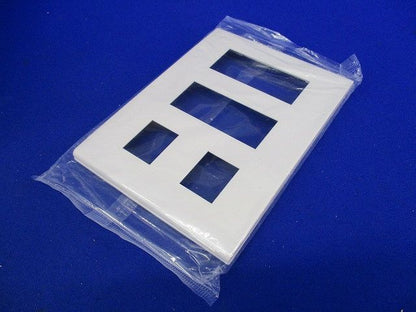 コンセントプレート8コ用(10枚入)(ホワイト)(新品未開封) WTF8008