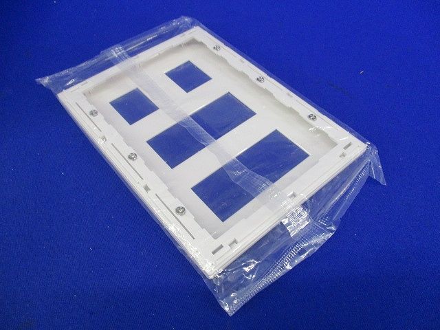 コンセントプレート8コ用(10枚入)(ホワイト)(新品未開封) WTF8008