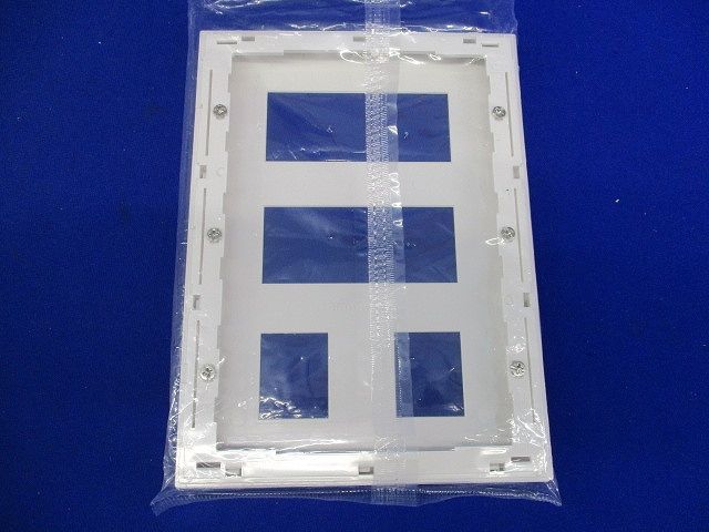 コンセントプレート8コ用(10枚入)(ホワイト)(新品未開封) WTF8008