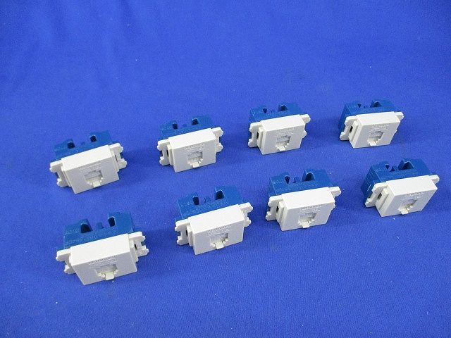 埋込テレホンモジュラジャック(8個入)(ベージュ)National WNT15649F