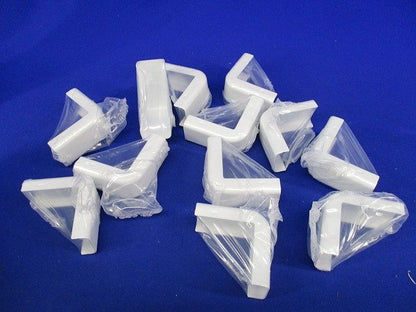 メタルモール付属品 エクスターナルエルボ 後付け型 A型ホワイト(12個入) A10512