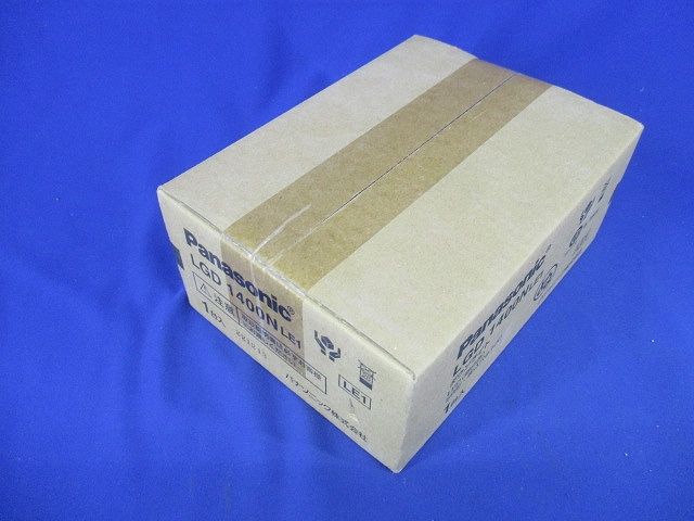 傾斜天井用ダウンライト 5000K・拡散・φ100 60形 ホワイト 電源内蔵 調光不可 LGD1400NLE1