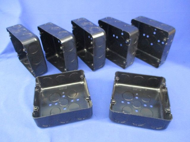 浅型塗装大型四角アウトレットボックス(7個入) DS38446B
