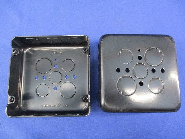 浅型塗装大型四角アウトレットボックス(7個入) DS38446B