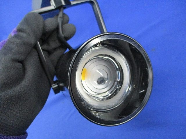 LEDダクトレール用スポットライト(白色)(黒)(キズ･汚れ有)(箱違い) LZS-92992NBW