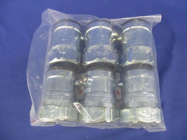 異種管用防水型コンビネーションカップリング 厚鋼用 38-E36 6個入 GWEP38-36-06