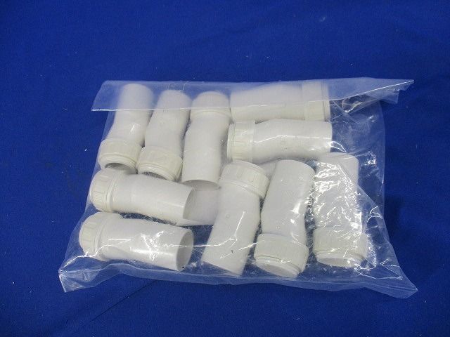 偏芯コネクタ ミルキーホワイト 適合管VE16 10個価格 2KS-16M-10