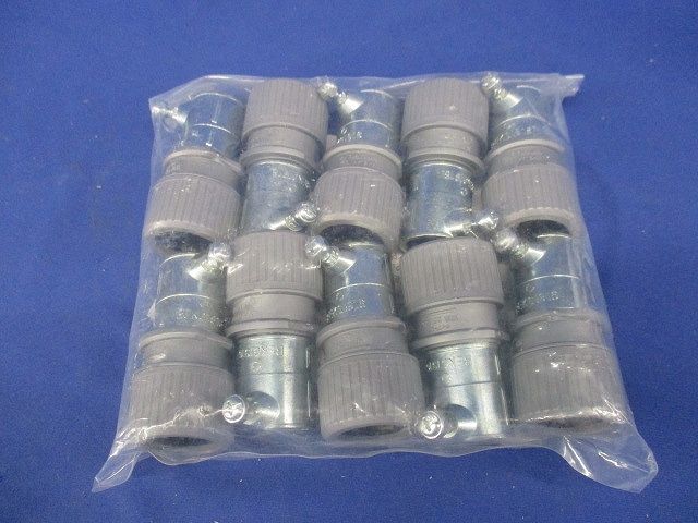 プラフレキＰＦ部品 コンビネーションカップリング パイプジョイント シルバー 10個入 PFS-16JR-S-10