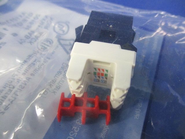 モジュラコネクタジャック Cat5E(5個入)(新品未開封) AX101310