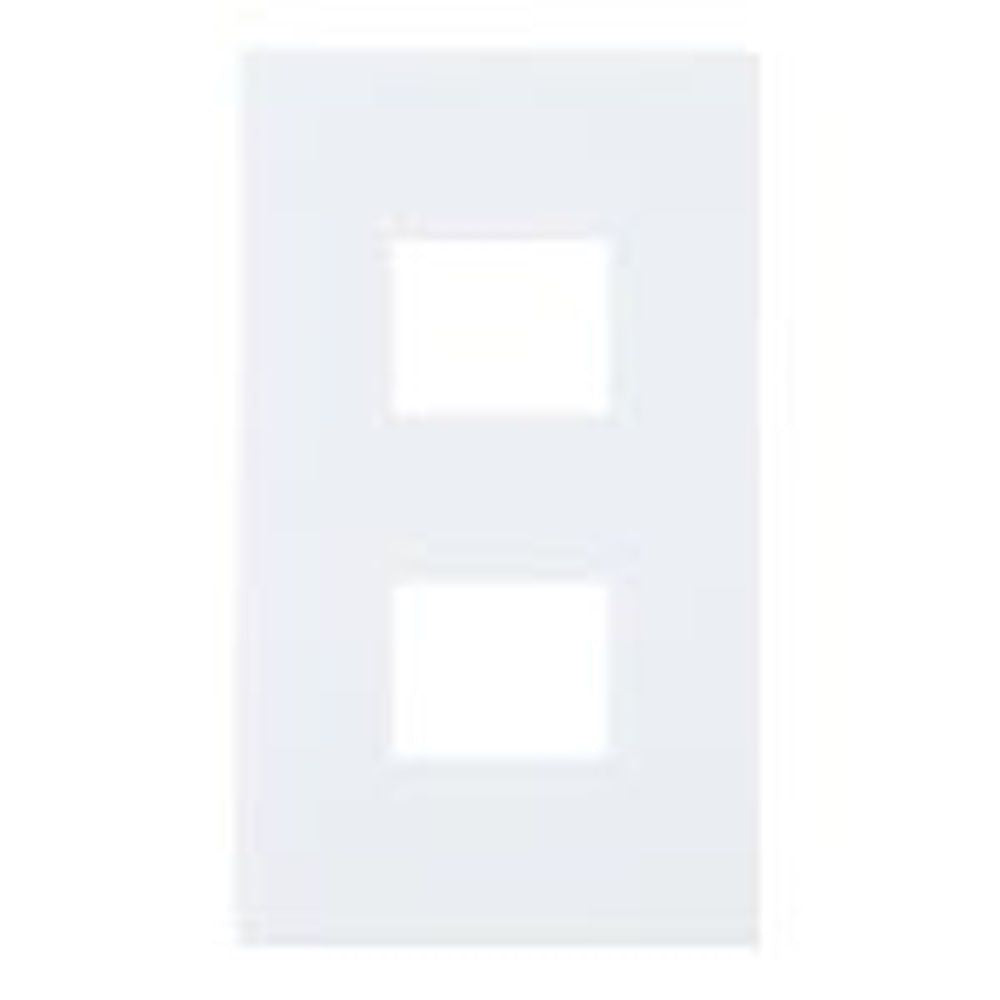 SO-STYLE プレート2コ用 マットホワイト 10枚入 WNS6002W-10