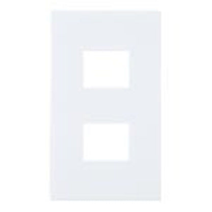 SO-STYLE プレート2コ用 マットホワイト 10枚入 WNS6002W-10