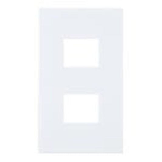 SO-STYLE プレート2コ用 マットホワイト 10枚入 WNS6002W-10