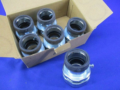 防水ねじなしコンビネーションカップリング(6個入) NUC38-39