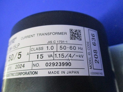 計器用変成器 50/5A CW-15LP