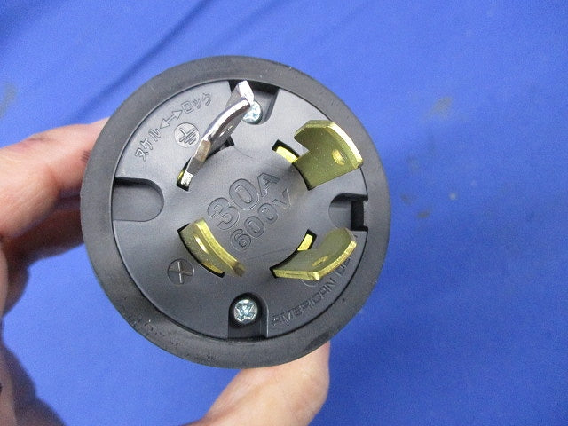 引掛形 防水形プラグ 30A600V 4362RW