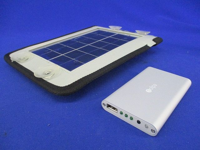 ポータブルソーラー充電セット(傷・汚れ有) SL-020