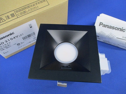 LEDベースダウンライト 埋込穴□100(温白色) LGD3104VLE1