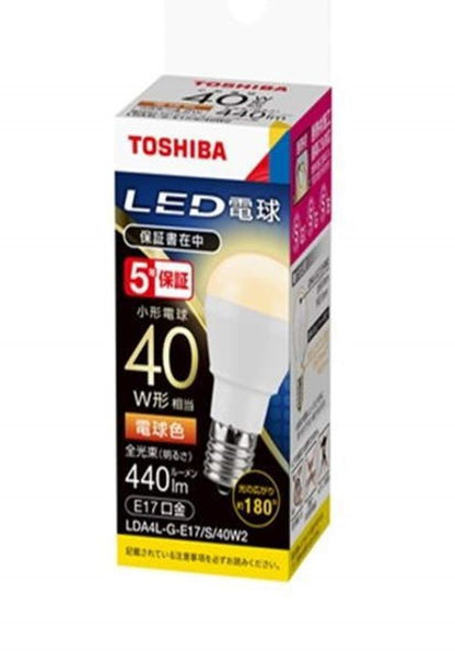 LED電球 ミニクリプトン形 電球色 2700K E17 LDA4L-G-E17/S/40W2