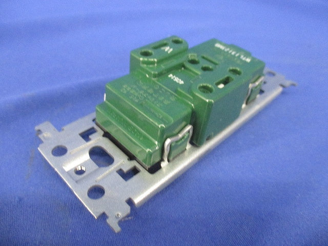 埋込接地ダブルコンセント(金属枠付)(マットブラック) WTL13123MB