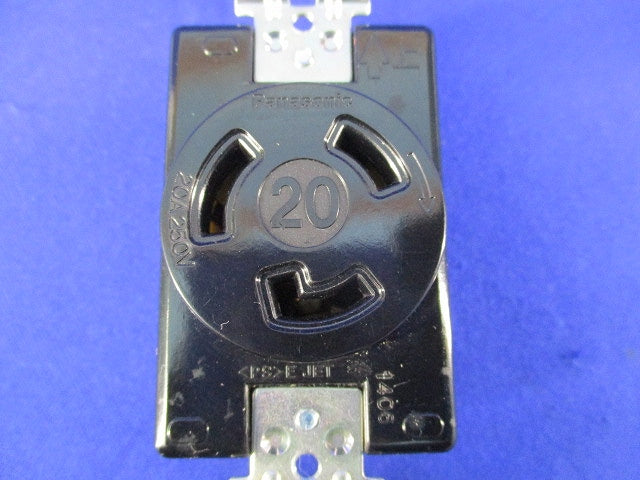 引掛埋込コンセント(5個入)(ブラック)(汚れ有) WF2520