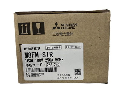 電力量計(発信装置付・逆電流計量防止機能付) M8FM-S1R3P3W200V250A50HZ