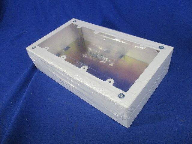 4個用スイッチボックス 深型 A・B型 ホワイト 《メタルモール 付属品》 AB6142