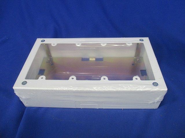 4個用スイッチボックス 深型 A・B型 ホワイト 《メタルモール 付属品》 AB6142