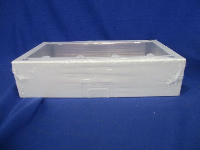 4個用スイッチボックス 深型 A・B型 ホワイト 《メタルモール 付属品》 AB6142