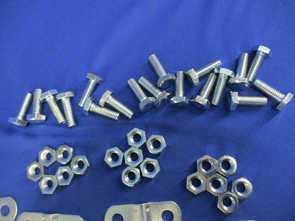両側用吊ボルト用振止金具W3/8(10セット入)(六角W3/8×28 2個不足 六角ナット42個不足) DYR2