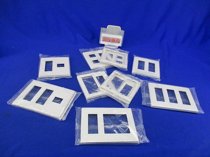 コンセントプレートセット ホワイト(混在9個入) WTF8007他