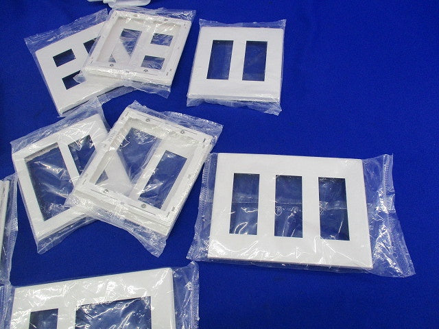 コンセントプレートセット ホワイト(混在9個入) WTF8007他