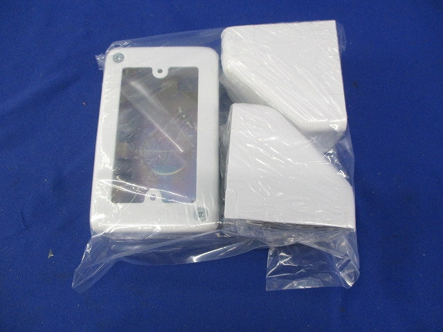 メタルモール付属品セット(混在3個入)(ホワイト) A301他