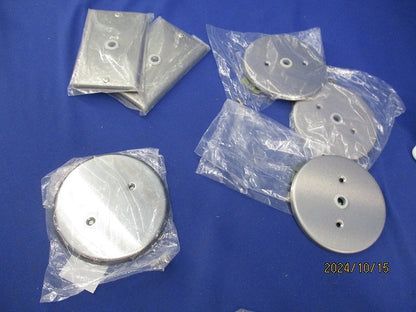 新金属カバープレートセット(混在13個入)(シルバー) WN7590他