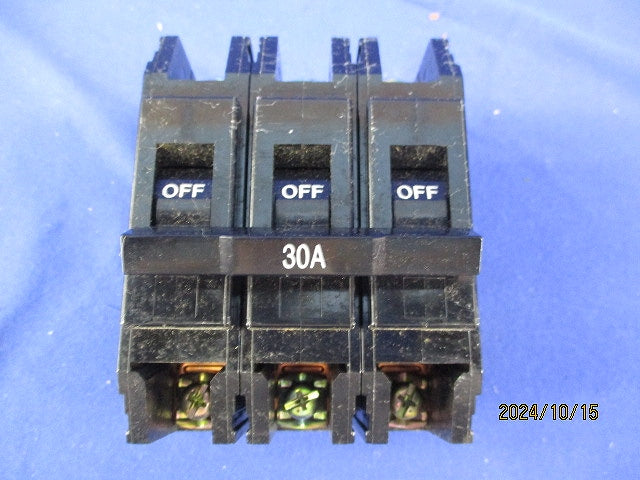 サーキットブレーカ3P30A(傷・汚れ有) N-BAK50