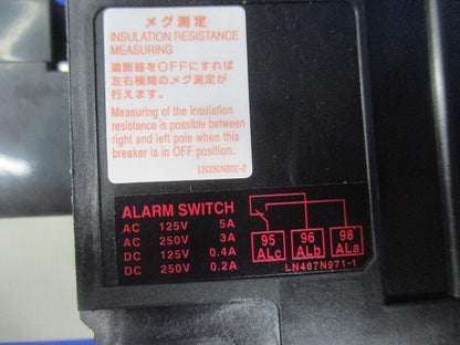ノーヒューズ遮断器3P250A(単3中性線欠相保護付)(キズ・汚れ有) NF250-NCV