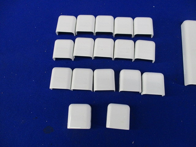 メタルモール付属品A型セット(混在24個入)(ホワイト)(キズ・汚れ有)National DZA157W他