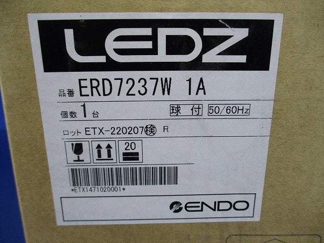 ＬＥＤ防湿ダウンライト φ100 電源別売 3000K ERD7237W