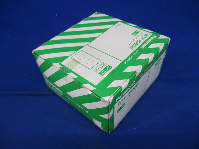 コスモシリーズワイド21 コンセントプレート1連用 2個用 ホワイト 10個入 WTF8002W-10