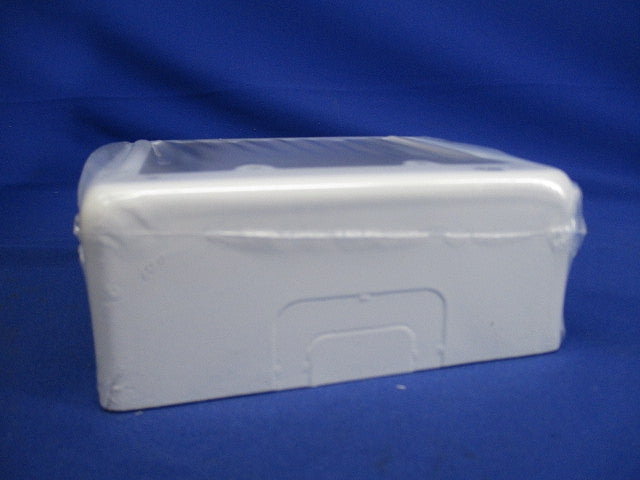 メタルモール付属品 2個用スイッチボックス 深型 ホワイト AB4122