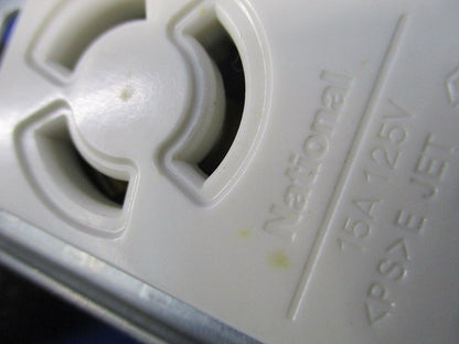 引掛埋込ダブルコンセント(3個入)(ミルキーホワイト)(傷・汚れ有) WF2312