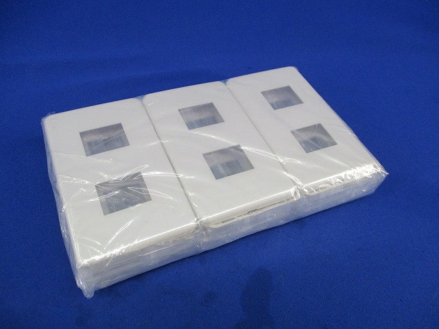 エレガンスカセットプレート(18個入)(ピュアホワイト)(新品未開封) 6541-2