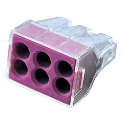 差込コネクタ 6穴用 50個入 WGX6-50