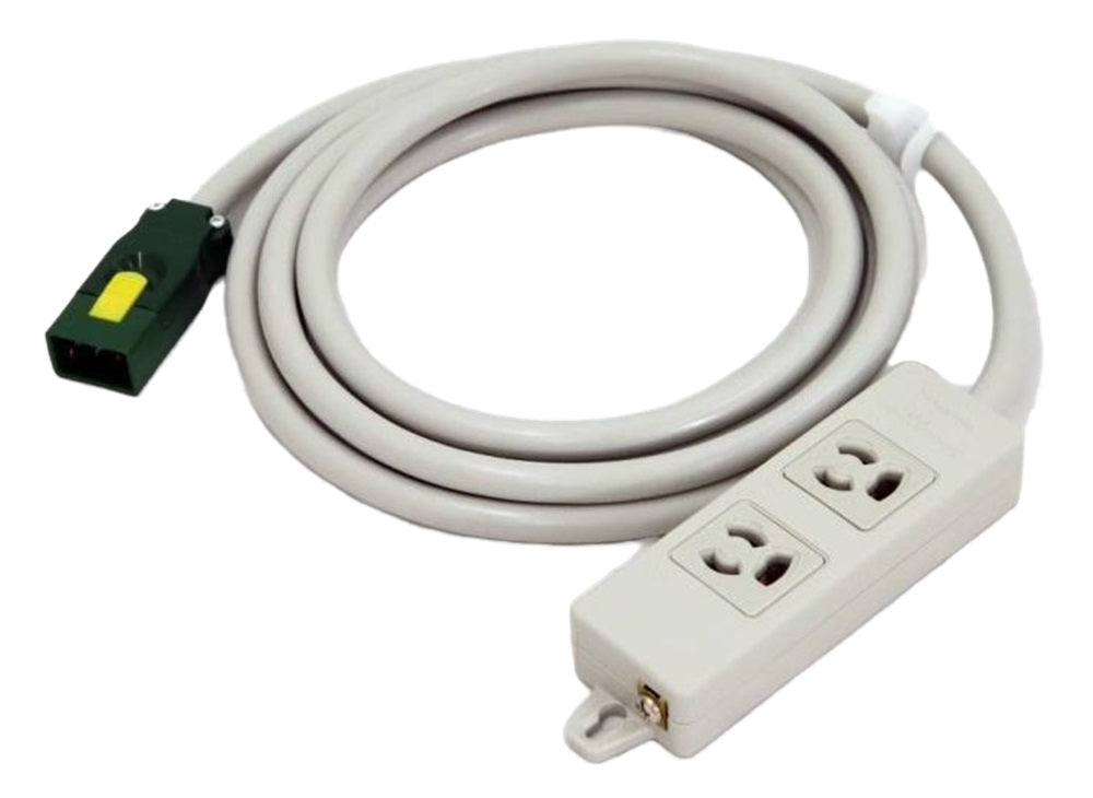 ハーネス用OAタップ(キャブタイヤケーブル付)グレー ２コ口 3m WFA6632HG