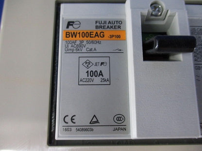 オートブレーカ3P100A BW100EAG