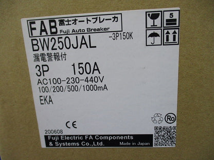 オートブレーカ3P150A BW250JAL