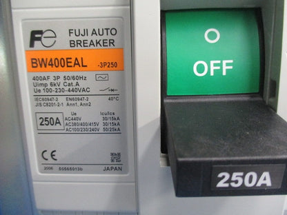 オートブレーカ3P250A(漏電警報付) BW400EAL