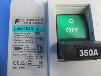 一般配線用漏電遮断器 3P350A EW400SAG-3P350K