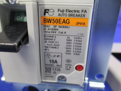 一般配線用オートブレーカ2P10A BW50EAG-2P10